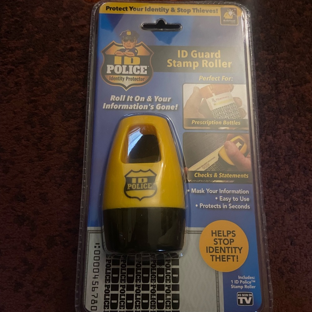 ID Police, AS-SEEN-ON-ON-TV ID guard stamp roller